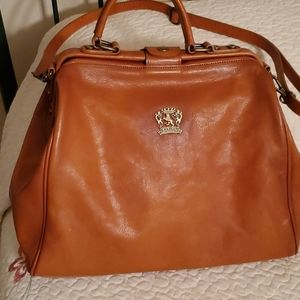 Pratesi Firenze cognac leather B174